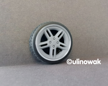 99654-16S Alufelge Momo Arrow-Design 1 1:18  schmal 16 Zoll uni